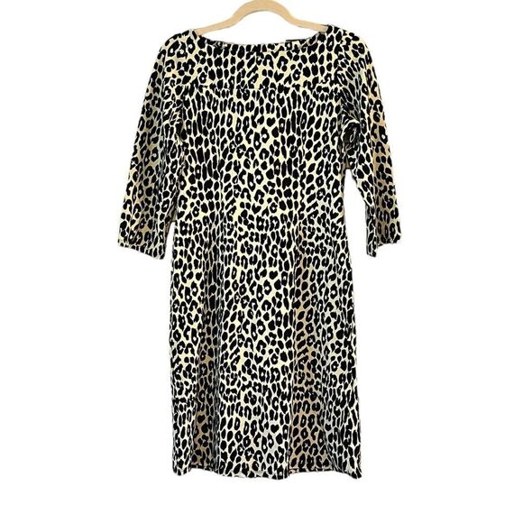 Jude Connally Cheetah Print Shift Dress, Size S, EUC - Picture 2 of 7